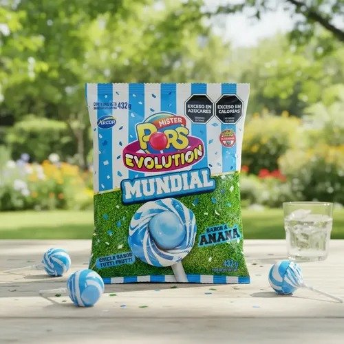 Producto - MR POPS EVOL MUNDIAL 12X24X18G