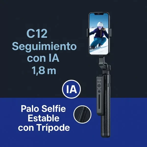 Producto - Trípode Celular IA Seguimiento Facial Ia Automático 360 - 1