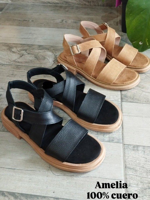 Producto - Amelia Negro - Cuero -