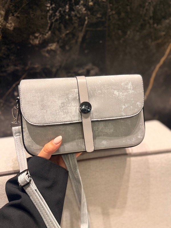 Producto - Mini Bag Hungría - Línea Premium + Charm - Grey