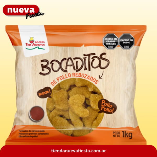 Producto - BOCADITOS DE POLLO GRANJA TRES ARROYOS 1KG