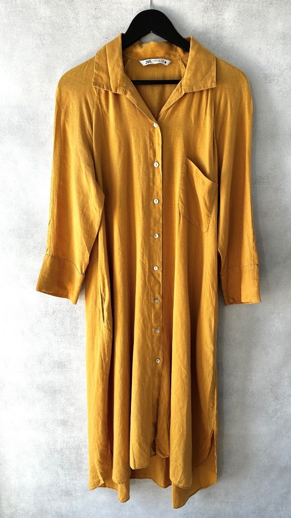 Producto - Vestido camisero de lino Zara TM - 3