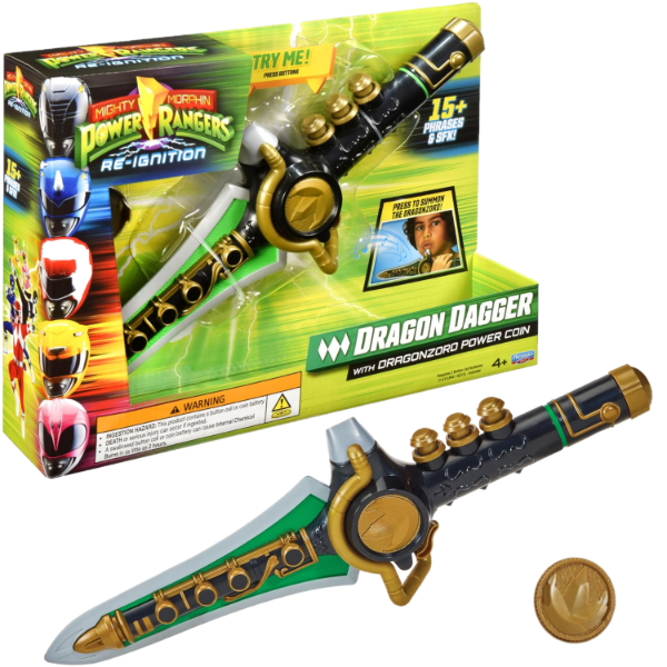 Producto - Power Rangers Mighty Morphin Re-Ignition Dragon Dagger