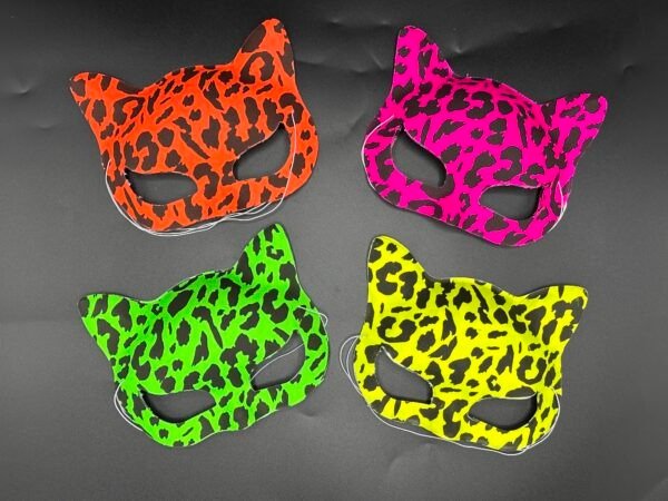 Producto - Antifaz Gato Fluor Mancha Plastico x12U