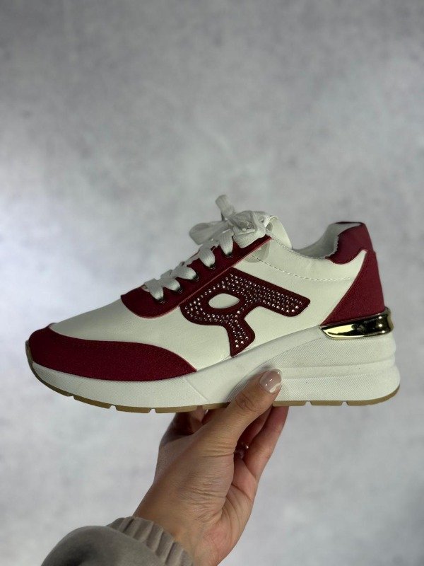 Producto - ZAPATILLAS BORDO ECOCUERO CON TACO ESCONDIDO