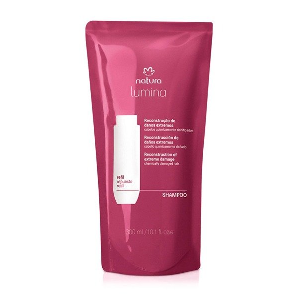 Producto - Repuesto De Shampoo Lumina 300ml Reconstrucción De Daños Extremos