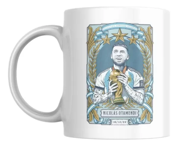 Producto - taza - seleccion estampita otamendi