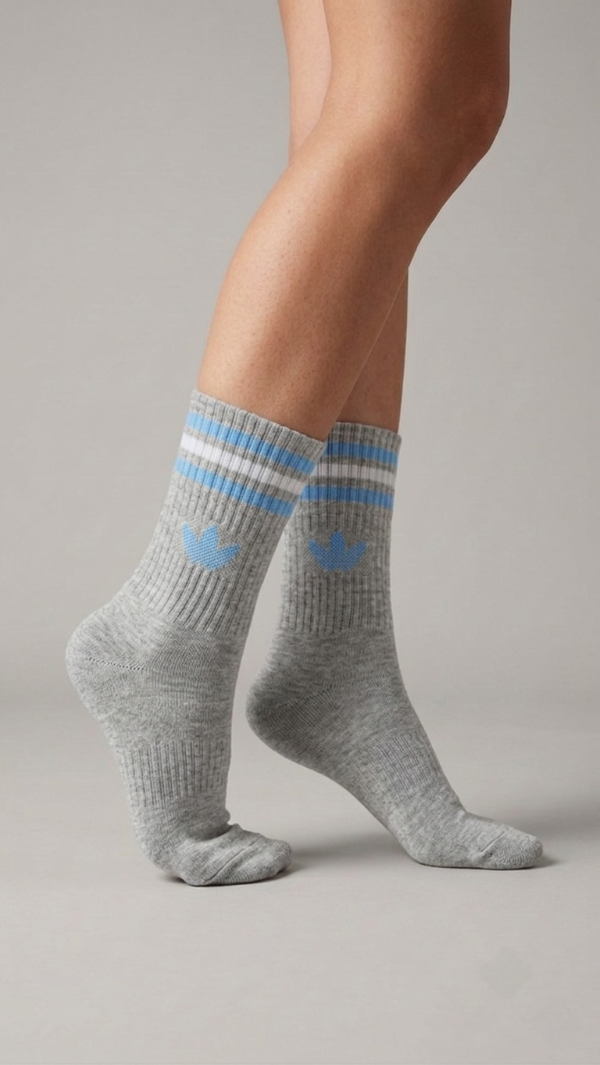 Producto - Media Caña Adidas Gris