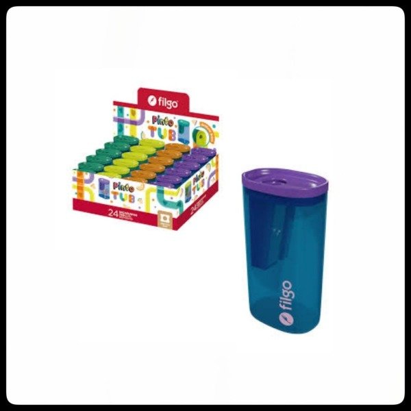 Producto - SACAPUNTAS PINTO TUB C/DEPOSITO FILGO