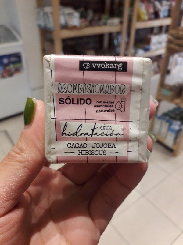 Producto - Vvok Acondicionador solido  - Cacao e Hibiscus