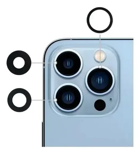 Producto - VIDRIO REPUESTO CAMARA TRASERA IPHONE 13 PRO MAX