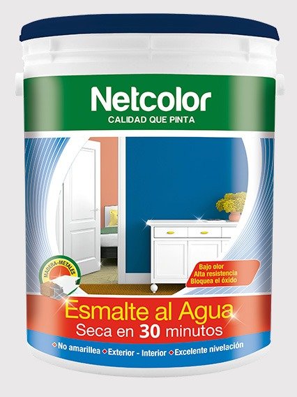 Producto - Esmalte al Agua Satinado - Netcolor