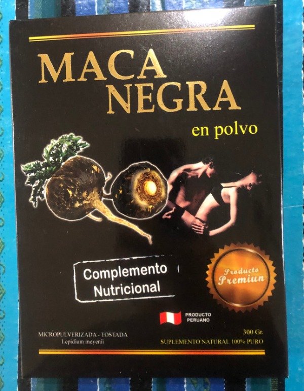 Producto - Maca Negra en polvo x 300grs con chia y quinoa
