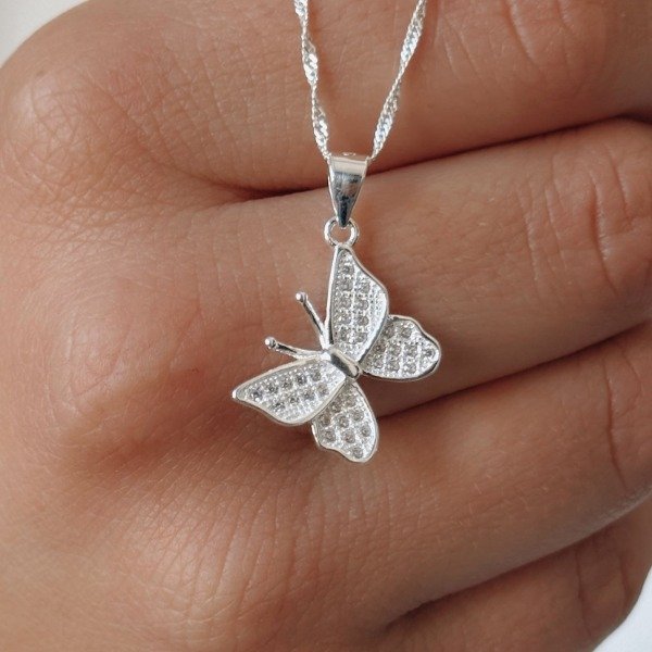 Producto - Dije Mariposa Candela Plata 925
