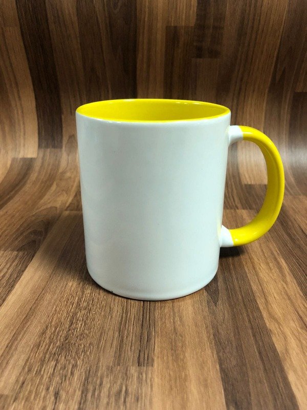 Producto - Taza Blanca y Amarillo