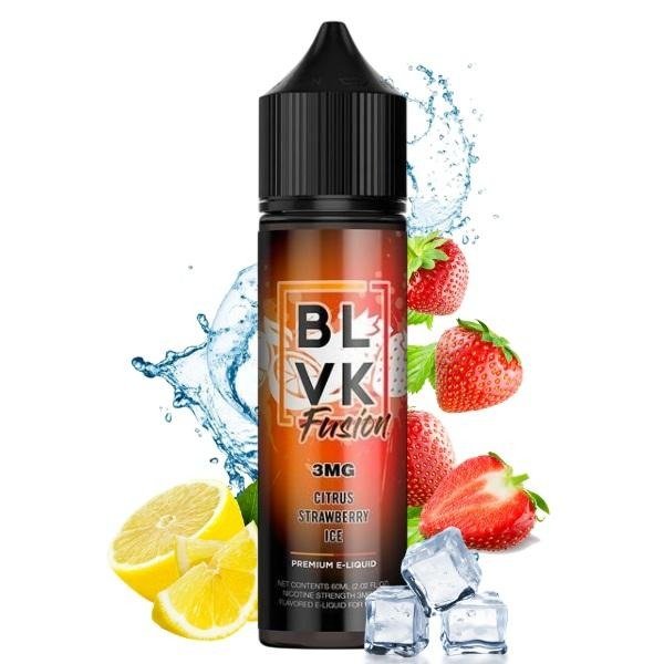 Producto - (FREEBASE) BLVK FUSION 03MG - CITRUS STRAWBERRY ICE