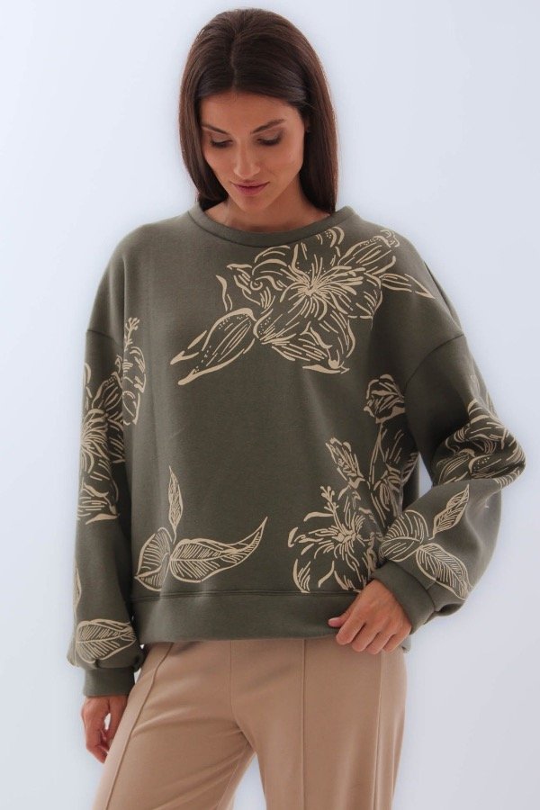 Producto - Buzo Frizado Lucía Gris melange - 5