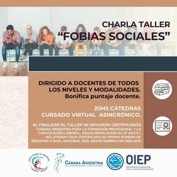 Producto - Taller -Fobias Sociales-