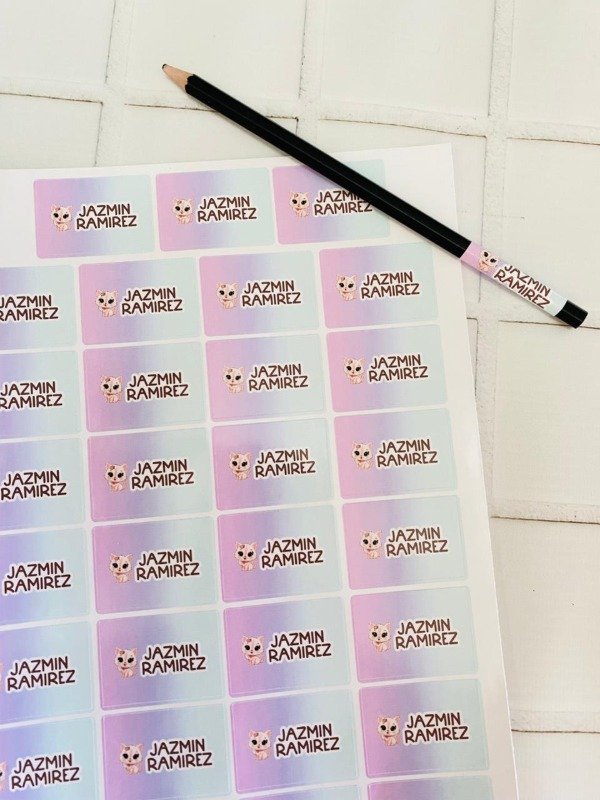 Producto - ETIQUETAS ESCOLARES LÁPICES