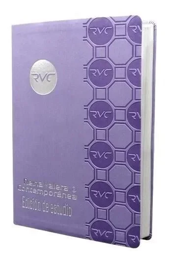Producto - Biblia De Estudio Eco Cuero Lila Reina Valera Contemporánea