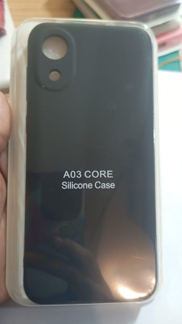 Producto - Funda Silicone Case Negro para Samsung A03 Core