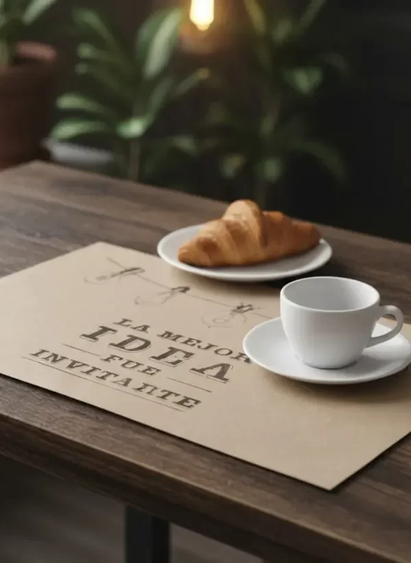 Producto - Manteles Individuales Papel Kraft Descartables X 200 Unid