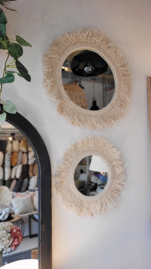 Producto - Espejo Macramé grande