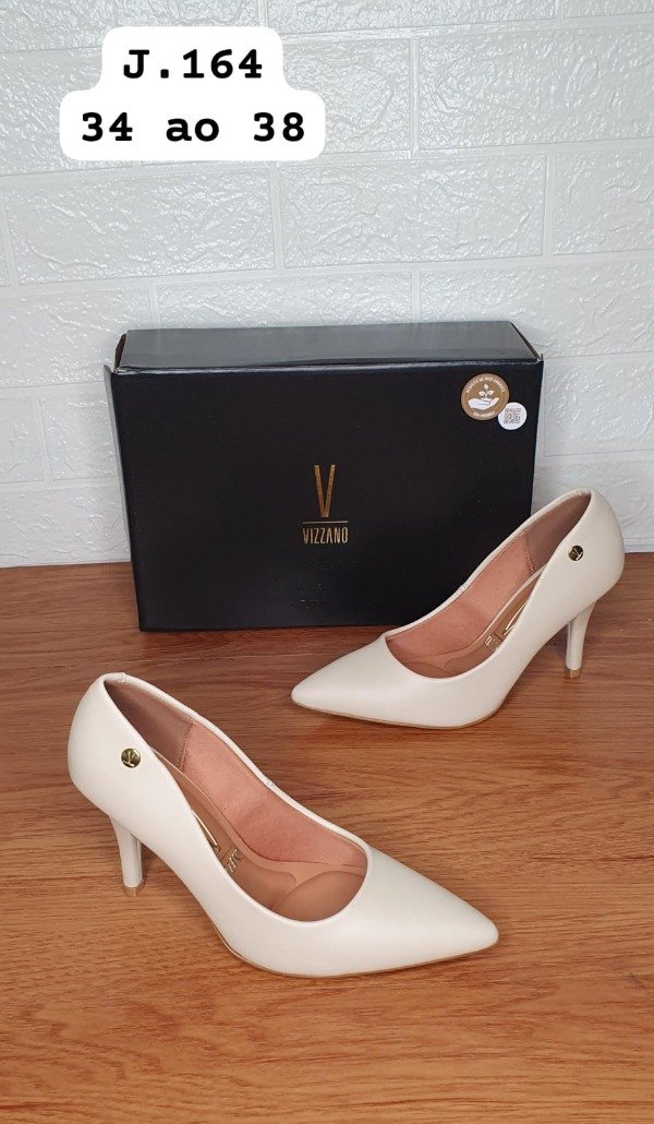 Producto - Stilettos vizzano off white - Lupe