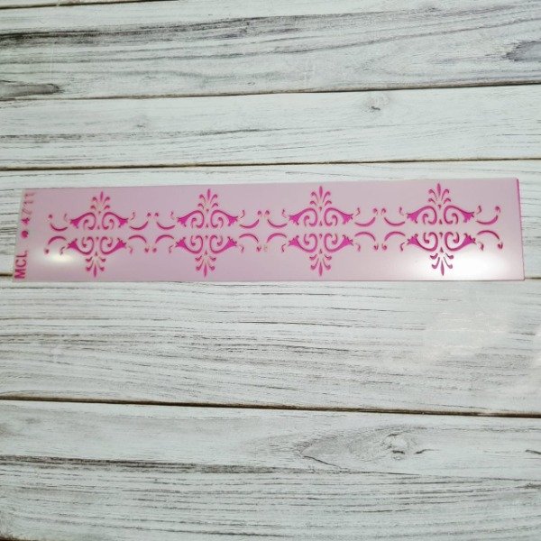 Producto - St 4711 de 30x6 cm Stencil Guarda