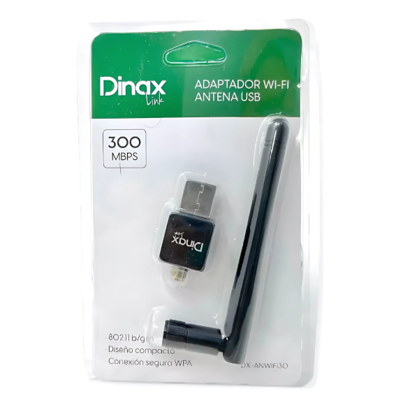 Producto - ADAPTADOR WIFI ANTENA USB DINAX.