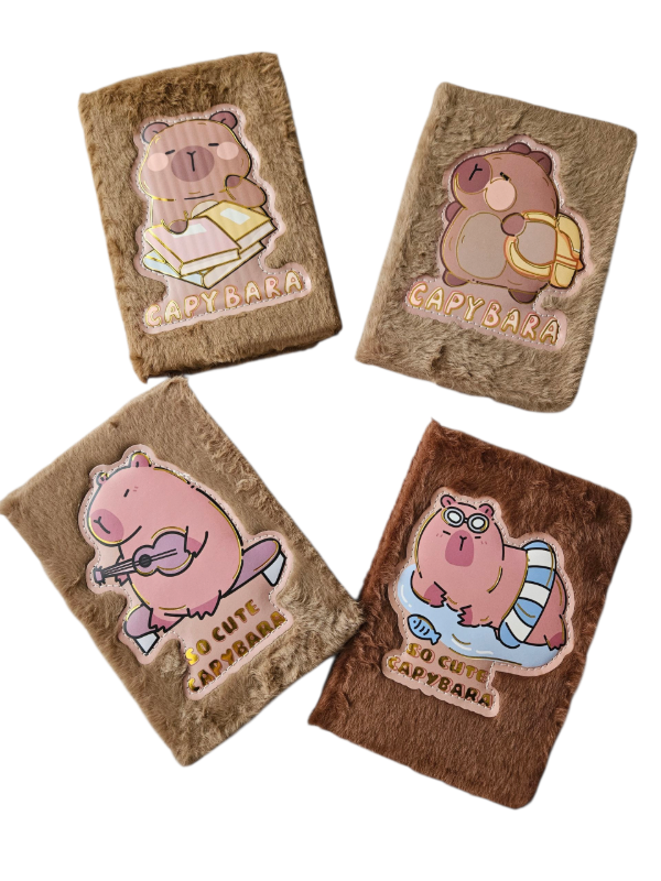 Producto - Cuaderno peludito Capibara