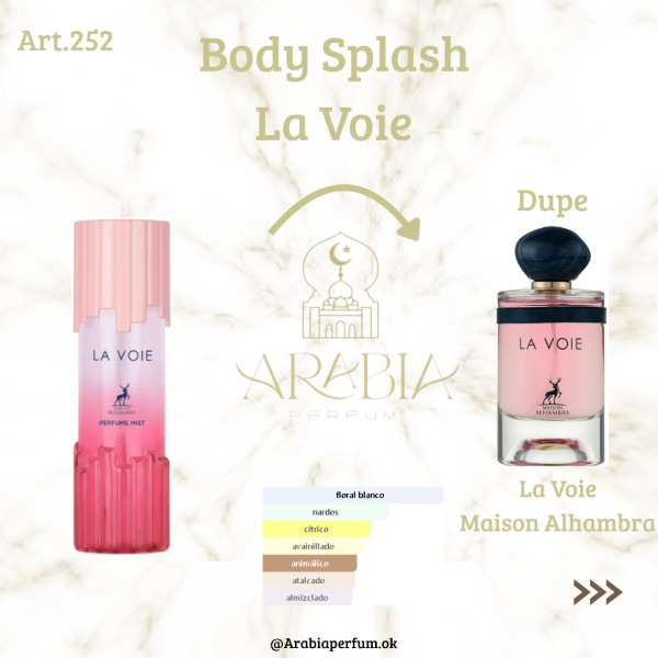 Producto - Body La Voie 250ml Maison Alhambra - 1