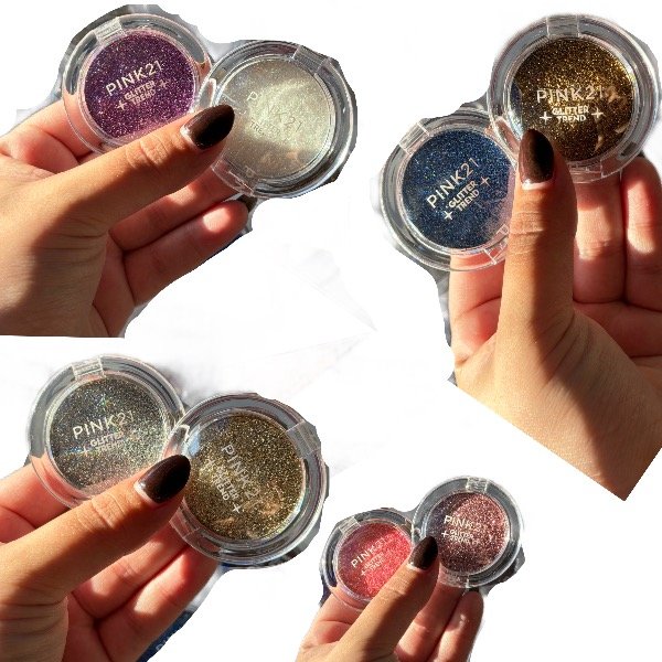 Producto - Sombra glitter pink 21 varios colores