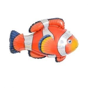 Producto - Mini siluetas metalizadas 14" (36cm) x5un PEZ NEMO