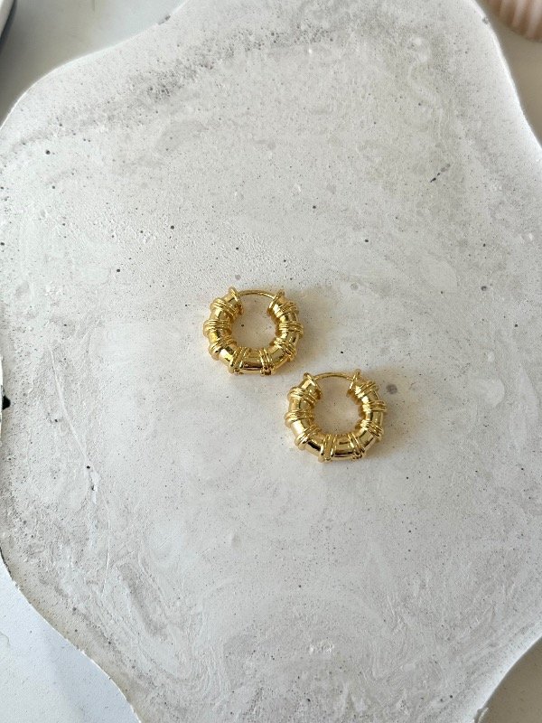 Producto - Argollas doradas midi