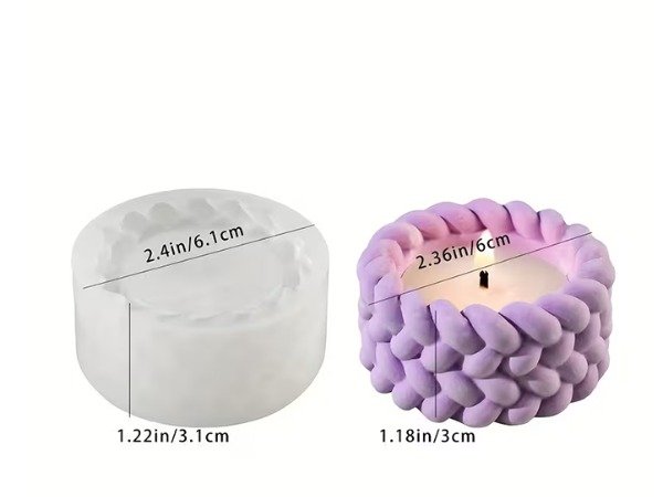 Producto - Molde Mini Cuenco Trenzado