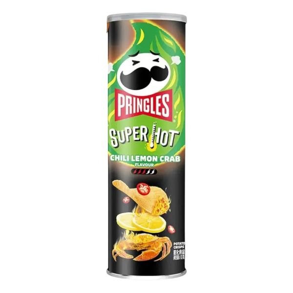 Producto - Pringles Super Hot Chili Lemon Crab 110 g