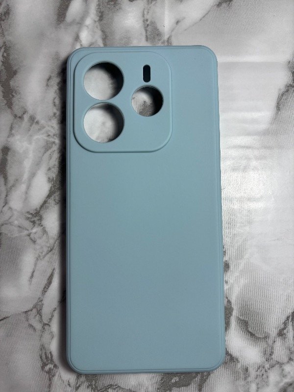 Producto - Silicona lisa celeste pastel Redmi note 14 5g