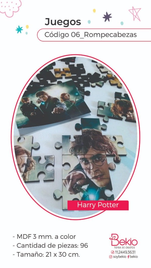Producto - Rompecabezas Harry Potter