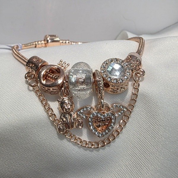 Producto - Pulsera. Ac Rose tipo pandora. Paz