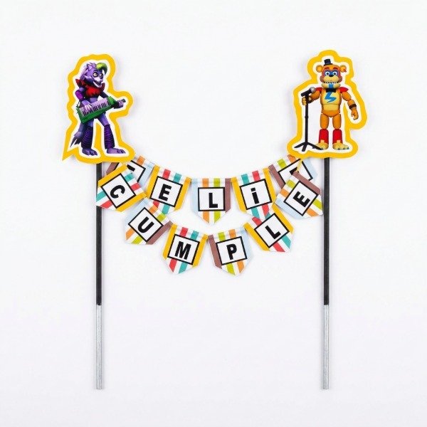 Producto - Topper banderin Five Nights at Freddys - 0