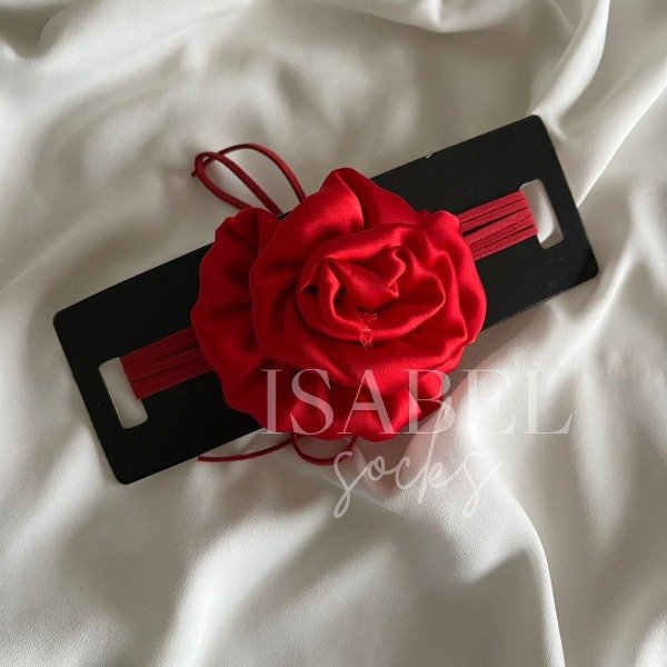 Producto - COLLOR FLOR ROJA