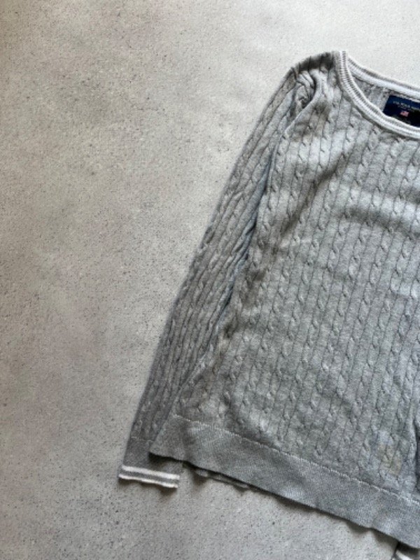 Producto - Sweater Polo U.S gris - 1