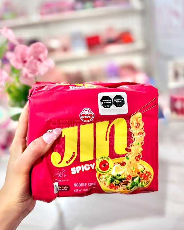 Producto - OTTOGI Jin ramen SPICY x5 con figura de Jin