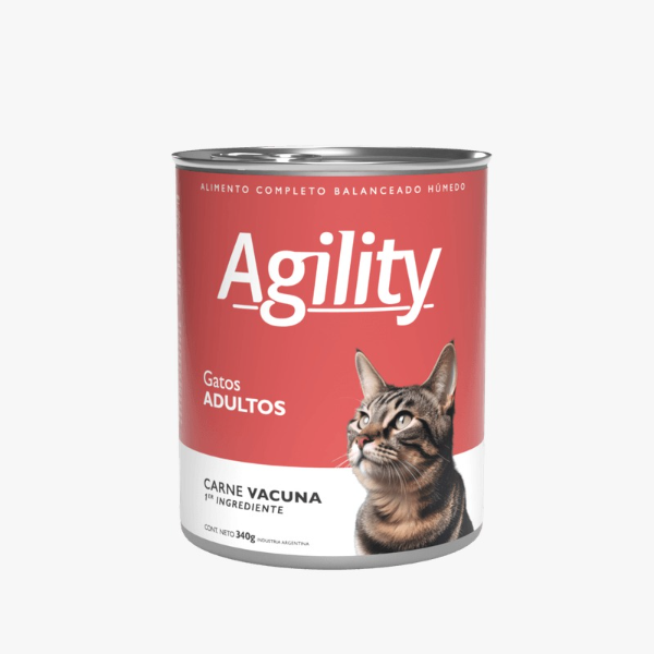 Producto - AGILITY GATO LATA Carne x 340 g.