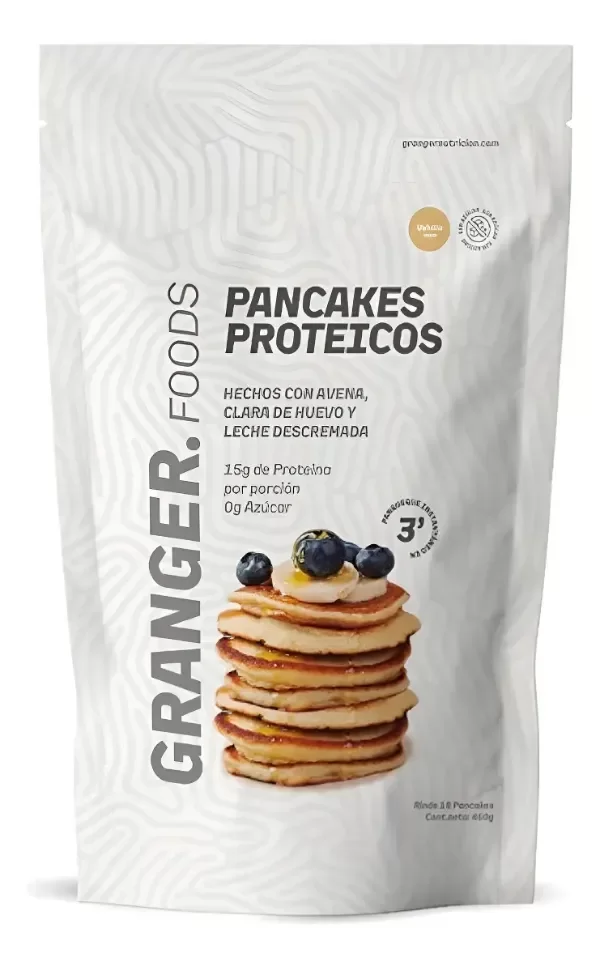 Producto - Pancakes proteicos GRANGER FOODS - GLUTEN FREE  x400gr - 0