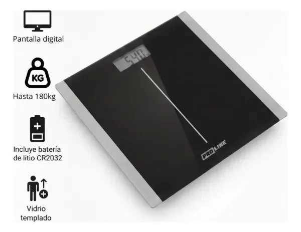 Producto - Balanza Digital Bdpl1023 Proline Hasta 180 Kg