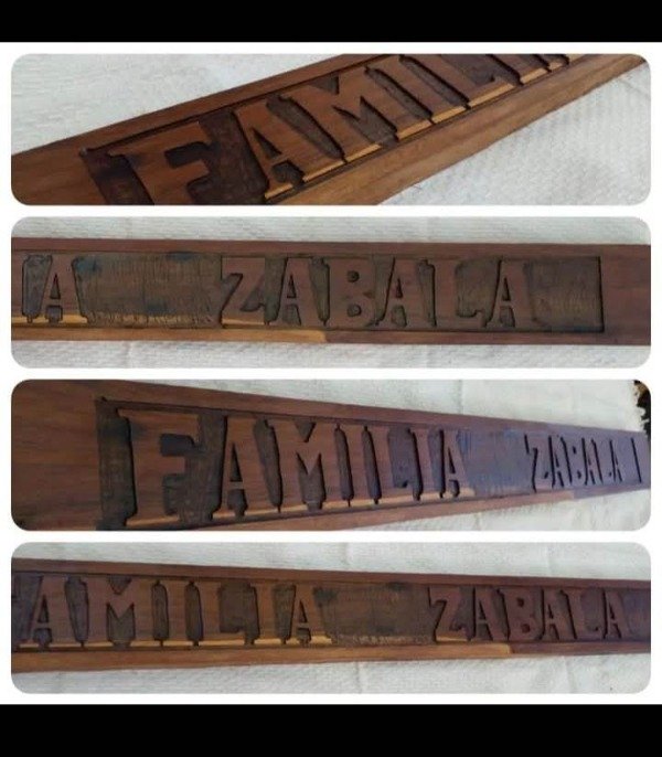 Producto - Carteles tallados