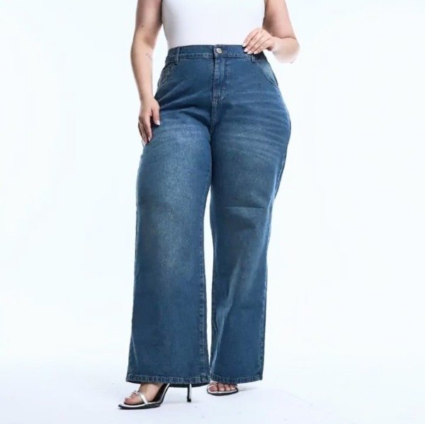 Producto - Jean wide leg rígido 6972