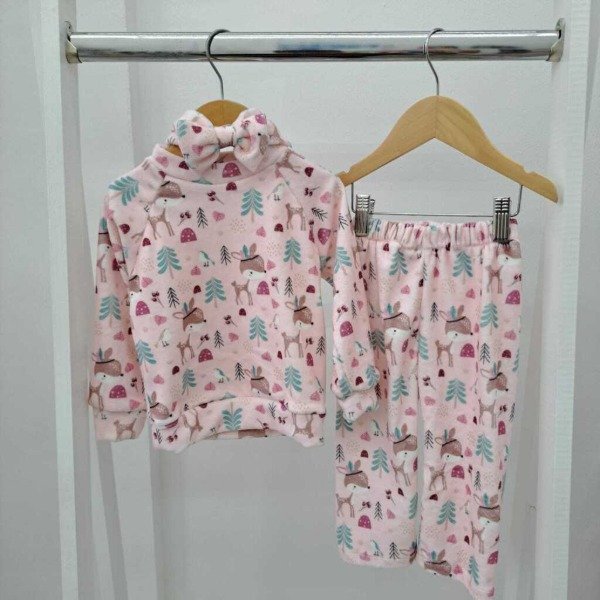 Producto - Conjunto Plush Estampado Beba Con Vincha